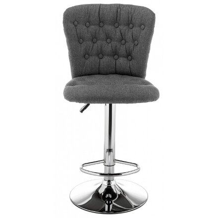 Барный стул Gerom fabric grey 