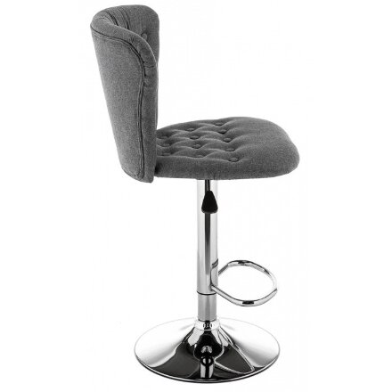 Барный стул Gerom fabric grey 