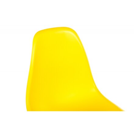 Стул деревянный Eames PC-015 желтый ножки дерево 