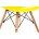 Стул деревянный Eames PC-015 желтый ножки дерево 