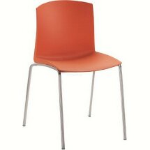 Стул пластиковый на металлокаркасе Pull-15 Blu blue RAL 5002