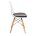 Стул деревянный Eames PC-011 белый / черный 