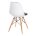 Стул деревянный Eames PC-011 белый / черный 