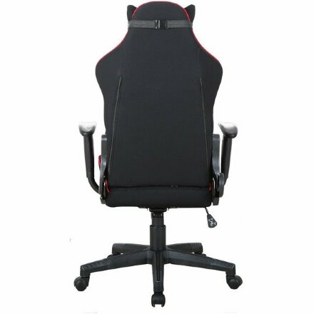 Кресло компьютерное BRABIX &quot;GT Racer GM-101&quot;, подушка, ткань, черное/красное, 531820 Красный