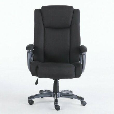 Кресло офисное BRABIX PREMIUM &quot;Solid HD-005&quot;, НАГРУЗКА до 180 кг, ткань, черное, 531822 Черный