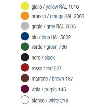 Стул пластиковый на металлокаркасе Pull-3 оранжевый RAL 2003
