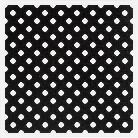 Накладка металлическая на фасад White Dots С рисунком