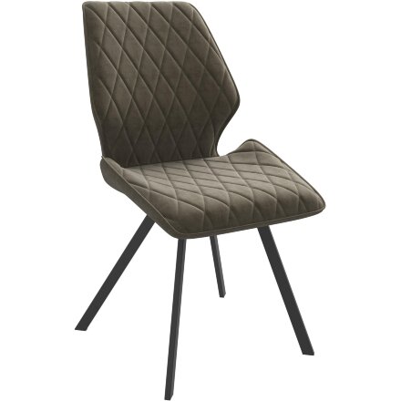 Стул DikLine 243PRO поворотный B5 LATTE, ножки черные 