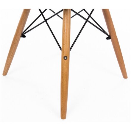 Стул деревянный Eames PC-015 оранжевый 