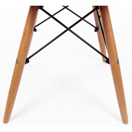 Стул деревянный Eames PC-015 оранжевый 