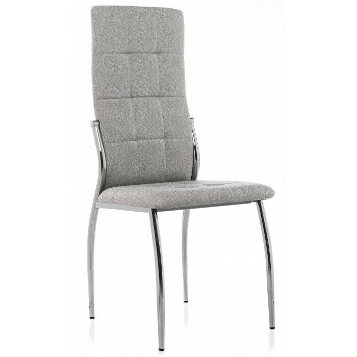 Стул на металлокаркасе Farini light grey / grey fabric 