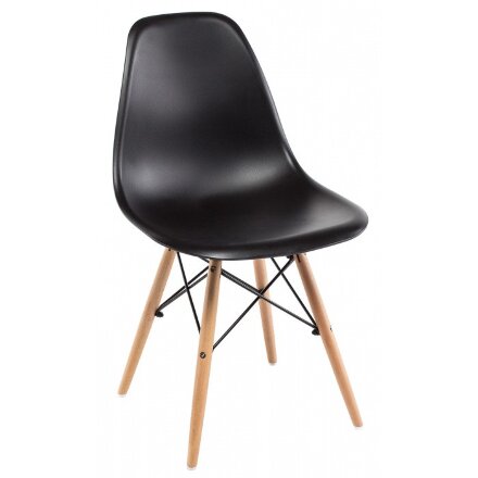 Стул деревянный Eames PC-015 черный 