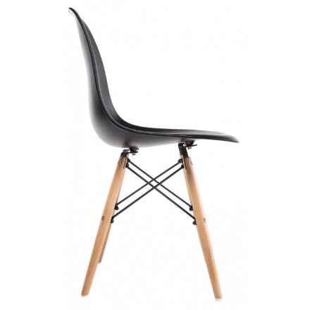 Стул деревянный Eames PC-015 черный 