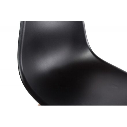 Стул деревянный Eames PC-015 черный 