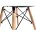 Стул деревянный Eames PC-015 черный 