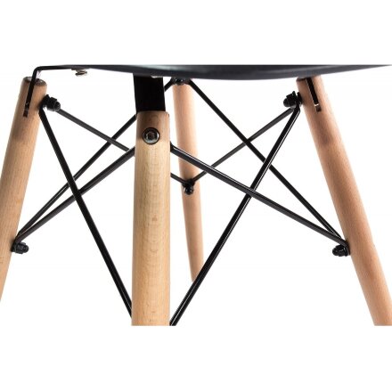 Стул деревянный Eames PC-015 черный 