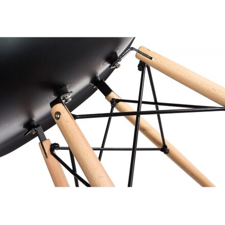 Стул деревянный Eames PC-015 черный 