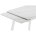 Керамический стол Норман 140 (200) х 80 белый мрамор alpin white / snow white / белый 