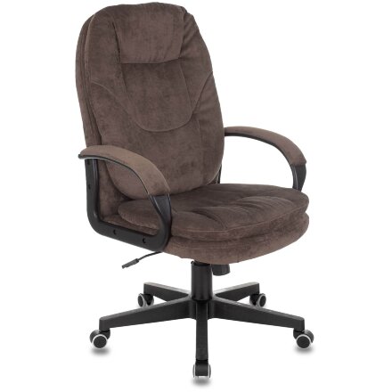 Кресло компьютерное Бюрократ для руководителя Бюрократ CH-868N Fabric коричневый Light-10 крестовина пластик 