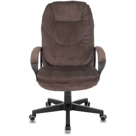 Кресло компьютерное Бюрократ для руководителя Бюрократ CH-868N Fabric коричневый Light-10 крестовина пластик 