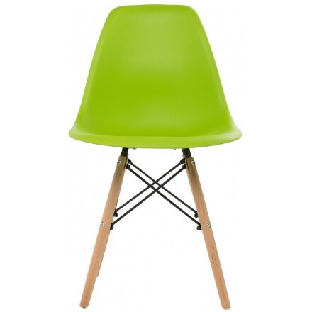 Стул деревянный Eames PC-015 green 