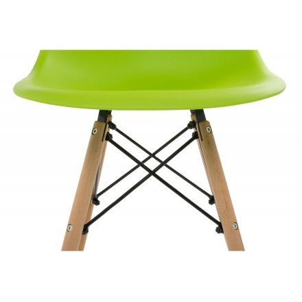Стул деревянный Eames PC-015 green 