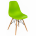 Стул деревянный Eames PC-015 green 