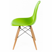 Стул деревянный Eames PC-015 green