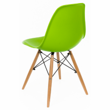 Стул деревянный Eames PC-015 green