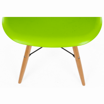 Стул деревянный Eames PC-015 green
