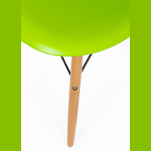 Стул деревянный Eames PC-015 green