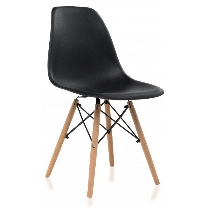 Стул деревянный Eames PC-015 black Стул деревянный Eames PC-015 black