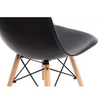 Стул деревянный Eames PC-015 black