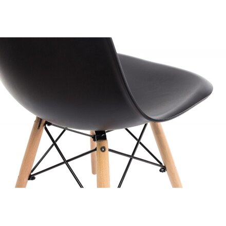 Стул деревянный Eames PC-015 black 