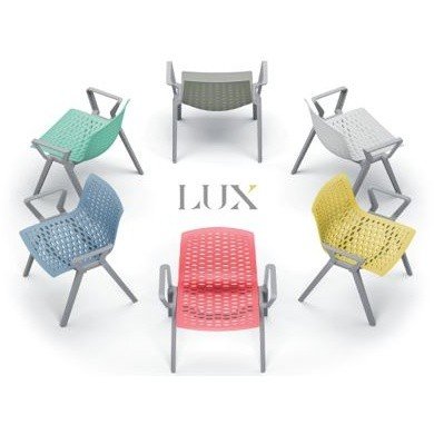 LUX 4п Стул пластиковый желтый Желтый