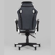 Кресло игровое TopChairs Virage черно-белое