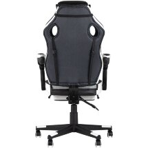 Кресло игровое TopChairs Virage черно-белое