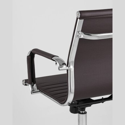 Кресло офисное TopChairs City S коричневое 