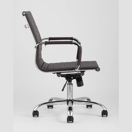 Кресло офисное TopChairs City S коричневое 