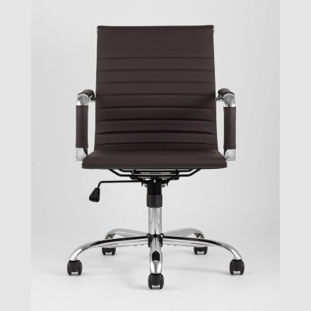 Кресло офисное TopChairs City S коричневое 