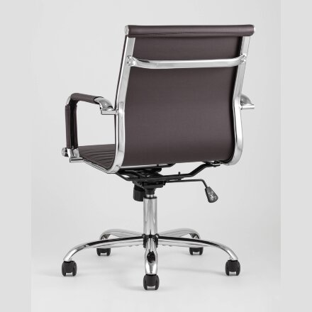 Кресло офисное TopChairs City S коричневое 