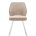 Стул DikLine 232 поворотный B03 BEIGE, ножки белые 