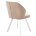 Стул DikLine 232 поворотный B03 BEIGE, ножки белые 