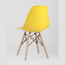 Стул Eames Style DSW желтый x4 (разборный каркас)
