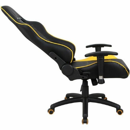 Кресло компьютерное BRABIX &quot;GT Master GM-110&quot;, две подушки, экокожа, черное/желтое, 531927 Желтый