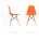 Стул деревянный Eames PC-015 оранжевый 
