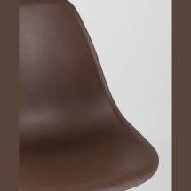 Стул Eames Style DSW коричневый x4 (разборный каркас)