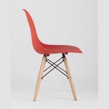 Стул Eames Style DSW красный x4 (разборный каркас)