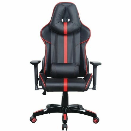 Кресло компьютерное BRABIX &quot;GT Carbon GM-120&quot;, две подушки, экокожа, черное/красное, 531931 Красный