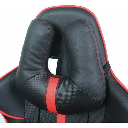 Кресло компьютерное BRABIX &quot;GT Carbon GM-120&quot;, две подушки, экокожа, черное/красное, 531931 Красный